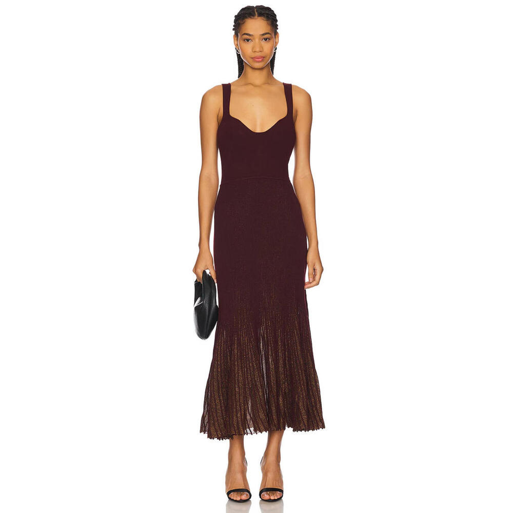 Ulla Johnson Zariah Knit Dress in Amaranthus, $650 NEW, Large, 70% OFF!